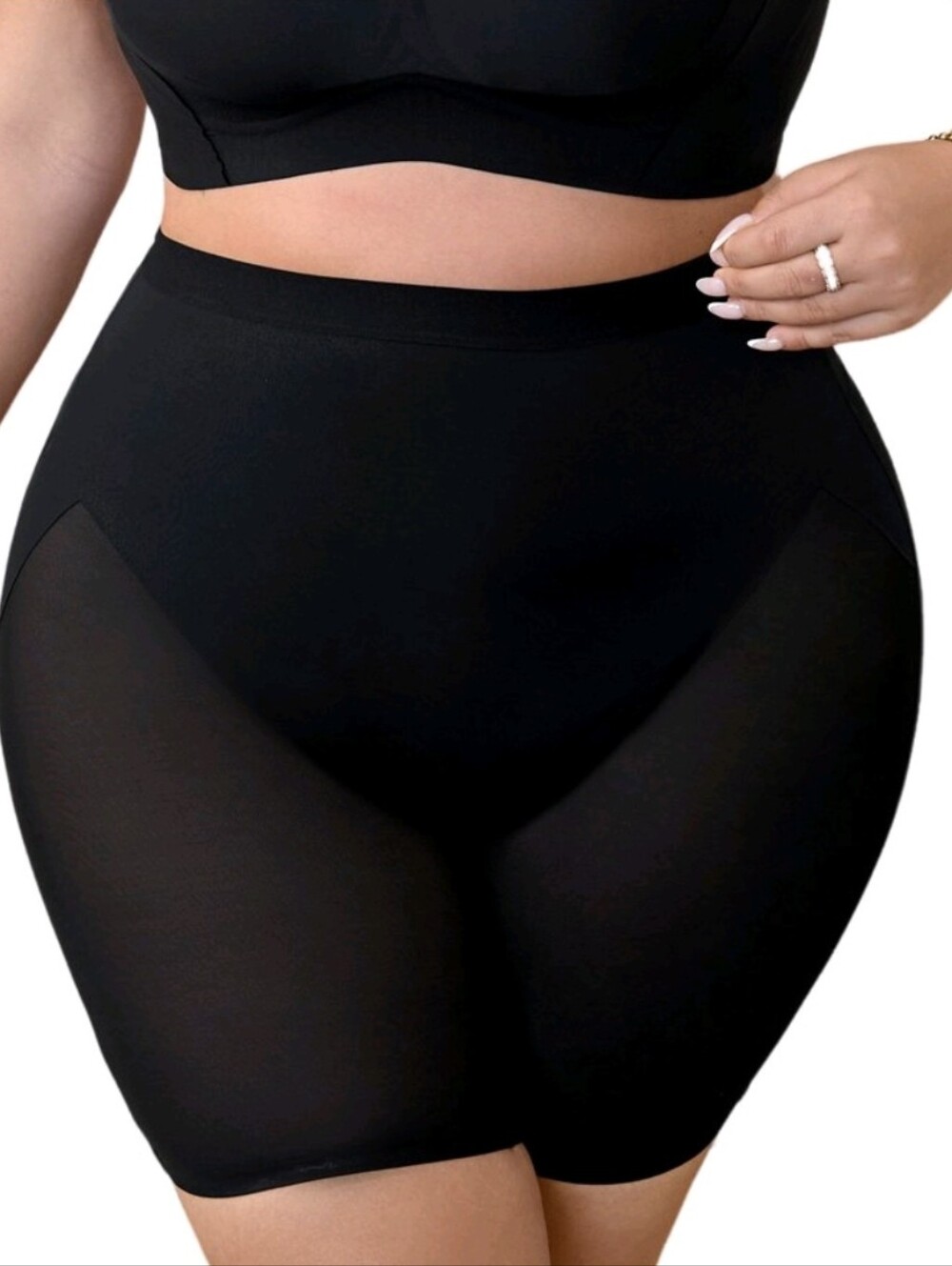USEASY Shapewear for Women Tummy Control Panties Lace Plus Size Tummy Control XL